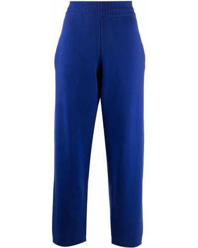 Barrie High-rise Track Trousers - Blue