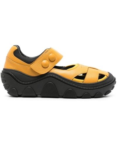 Kiko Kostadinov Hybrid Leather Sandals - Yellow