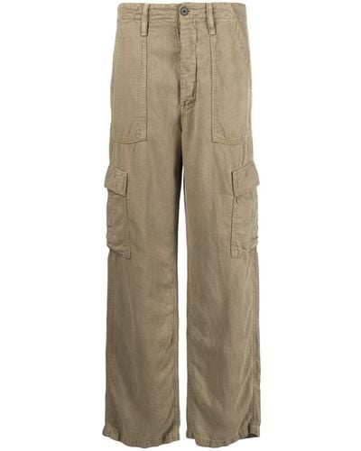 Mother The Private Cargo Sneak Jeans - Natural