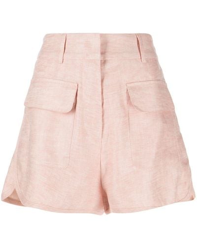 Alexis Louze Linen Shorts - Pink
