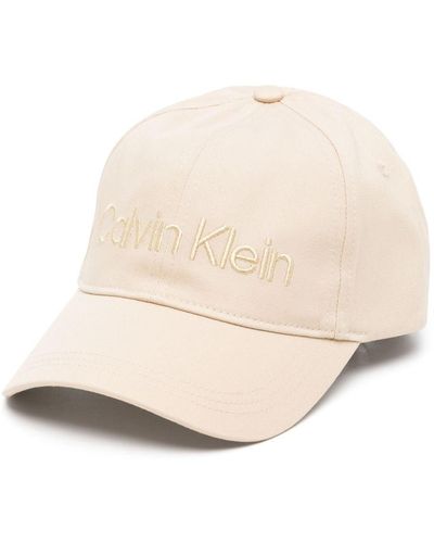 Calvin Klein Must Minimum ロゴ キャップ - ナチュラル