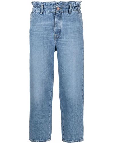7 For All Mankind Ease Dylan Sign ボーイフレンドジーンズ - ブルー