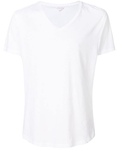 Orlebar Brown T-Shirt mit V-Ausschnitt - Weiß
