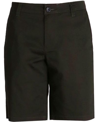 Armani Exchange Bermudas mit Logo-Etikett - Schwarz