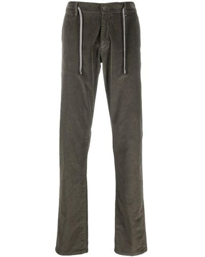 Canali Straight-leg Trousers - Grey