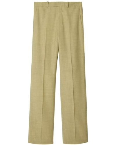 Burberry Pantalon de costume à coupe droite - Neutre