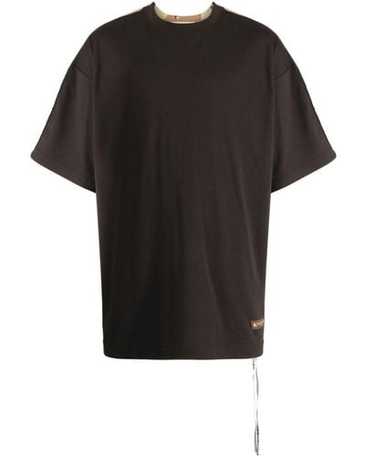 MASTERMIND WORLD Camouflage-print Wool T-shirt - Black