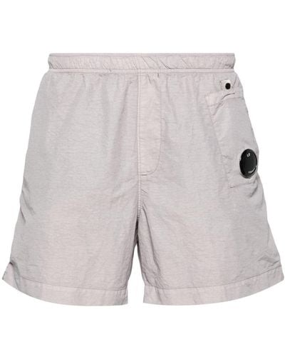 C.P. Company Lens-detail Swim Shorts - Grey