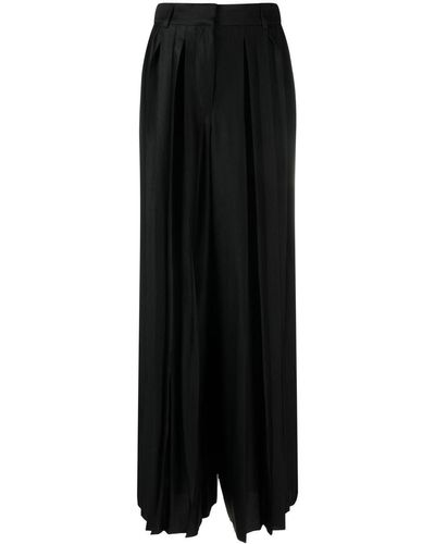 JOSEPH Pantalon ample à design plissé - Noir