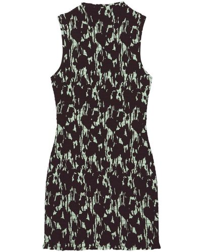 Proenza Schouler Mini-jurk Met Bloemenprint - Zwart