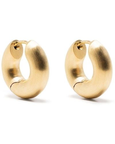 Tom Wood Petits anneaux épais en plaqué or - Métallisé