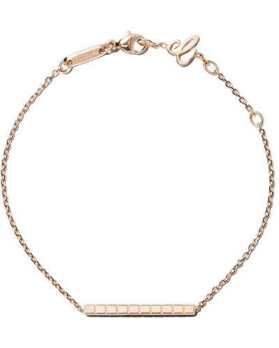 Chopard 18kt Rose Gold Ice Cube Pure Bracelet - White