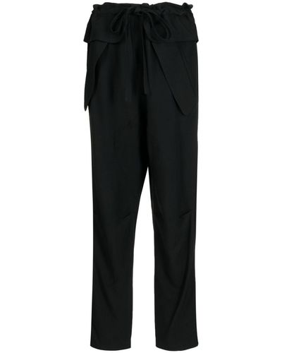 Chloé Pantalon fuselé à détail zippé - Noir