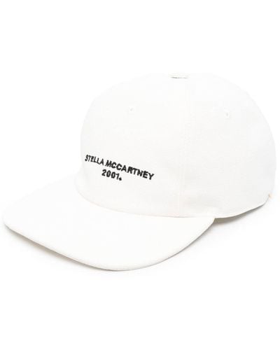 Stella McCartney Logo Embroidered Baseball Cap - White