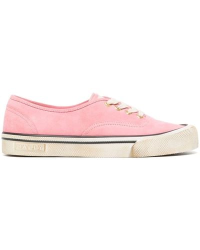 Bally Sneakers mit gestreiftem Saum - Pink