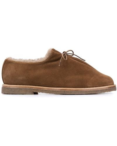 Mackintosh Suede Lace-up Shoes - Brown