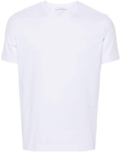 Cruciani T-Shirt aus Baumwollgemisch - Weiß