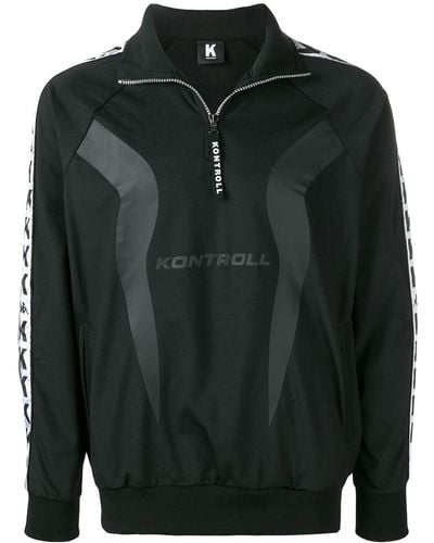 Kappa Sweat à col zippé - Noir