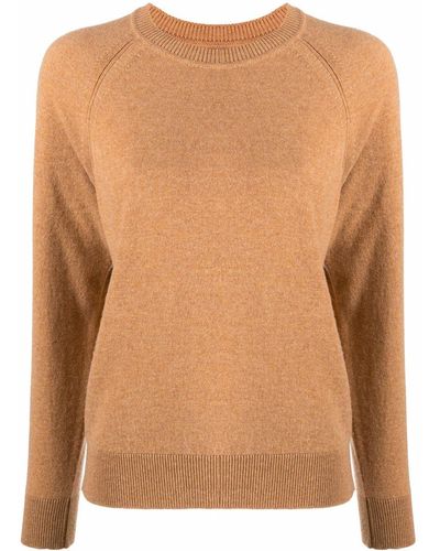 Barrie Long-sleeved Cashmere Pullover - Brown