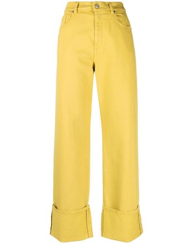 P.A.R.O.S.H. Straight-leg Pants - Yellow