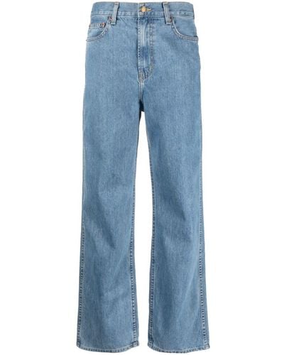 B Sides Jeans mit geradem Bein - Blau