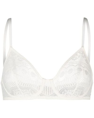Eres Trèfle Full-cup Bra - White