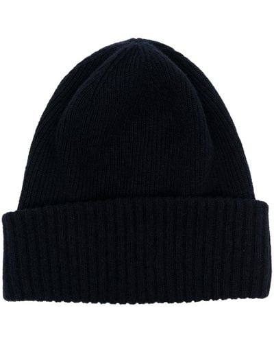 Woolrich Ribbed-knit Wool-cashmere Beanie - Black