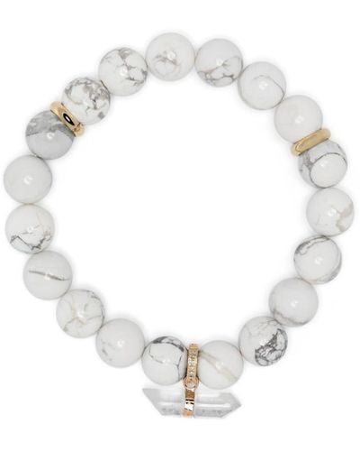 JIA JIA Bracelet en or 14ct à pierres variées - Blanc