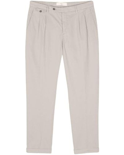 Briglia 1949 Pleat-detail Straight-leg Pants - White