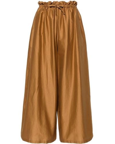 Societe Anonyme Maxxxi Coulisse Wide-leg Trousers - Brown