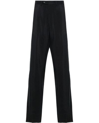 Giorgio Armani Pleat-detail Trousers - Black