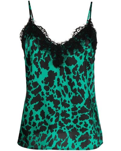 Liu Jo Top tipo camisola con estampado de leopardo - Verde