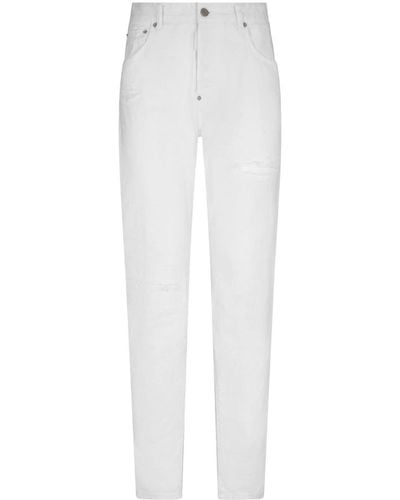DSquared² White Bull Skater Jeans