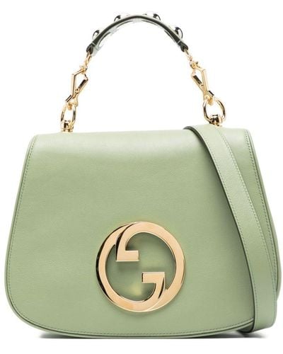Gucci Medium Blondie Top-handle Bag - Green