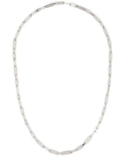 MAOR Monolinka Halskette mit Gravur - Weiß