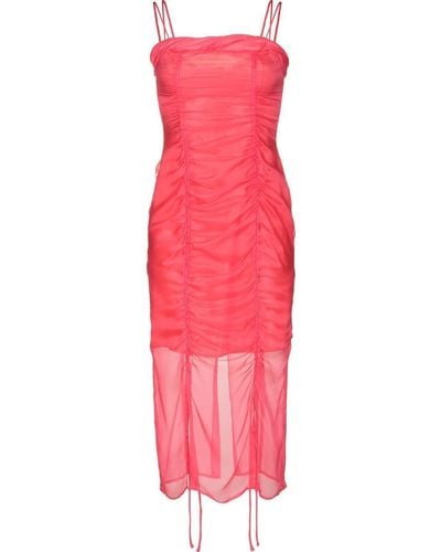 Rejina Pyo Ruched-detail Sleeveless Dress - Pink