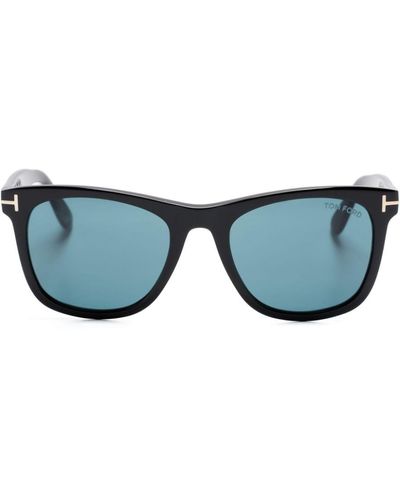 Tom Ford Kevyn Square-frame Sunglasses - Unisex - Acetate - Blue