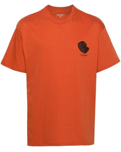 Carhartt T-shirt Diagram C en coton biologique - Orange