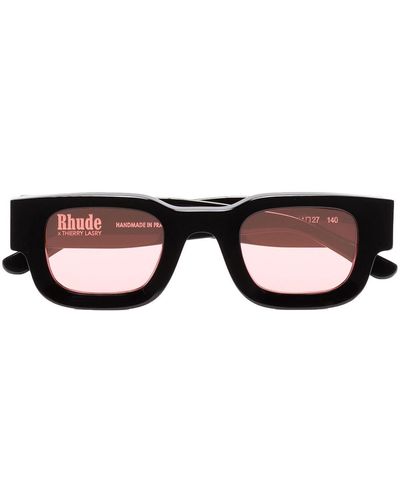 Thierry Lasry X Rhude Rhevision 101 Square-frame Sunglasses - Red
