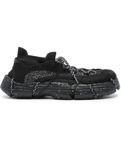 Camper Roku Contrast Lace-up Sneakers - Black