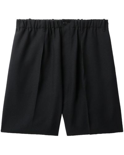 Random Identities Pressed-crease Shorts - Black