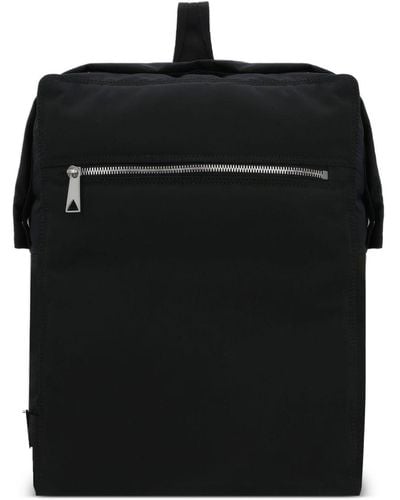 Bottega Veneta Zip-up Backpack - Black