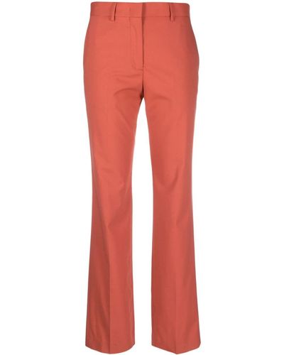 Paul Smith Pleated Slim-fit Pants - Red