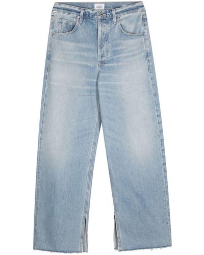 Citizens of Humanity Light-wash Wide-leg Jeans - Blue