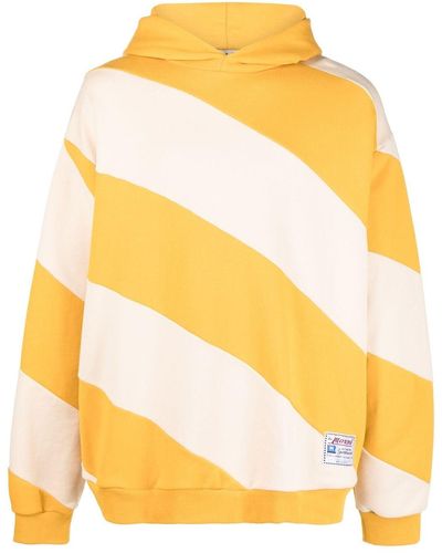 Marni Sudadera con capucha y rayas diagonales - Amarillo