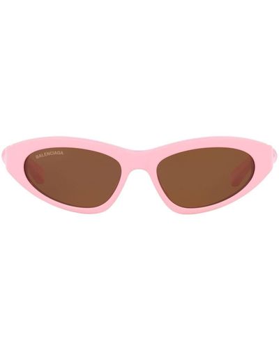 Balenciaga Twist-arm Cat-eye Sunglasses - Pink