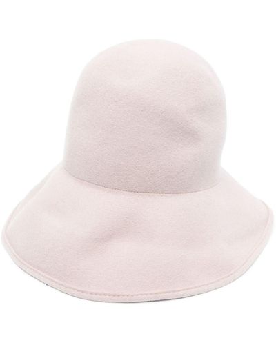 Emporio Armani Wool Classic Hat - Pink