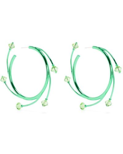 Hugo Kreit Vortex Hoop Earrings - Blue