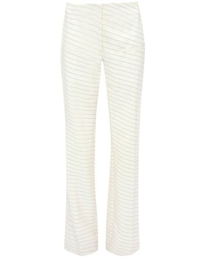 JW Anderson Tailored Straight-leg Trousers - White