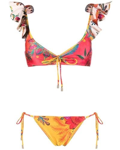 Floral Print Latin Cut Reversible Bikini Bottom – Xandra Swimwear